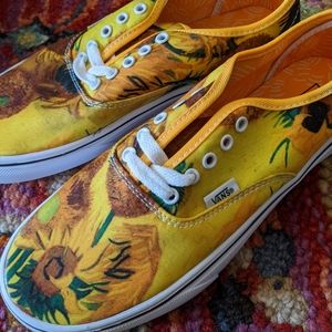 DUPE: Van Gogh Sunflower Vans 🌻